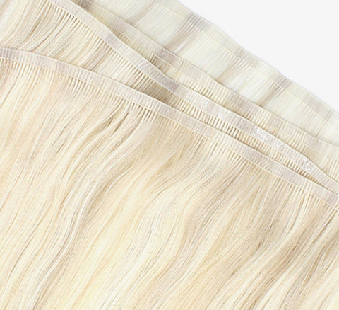 Flat weft extensions